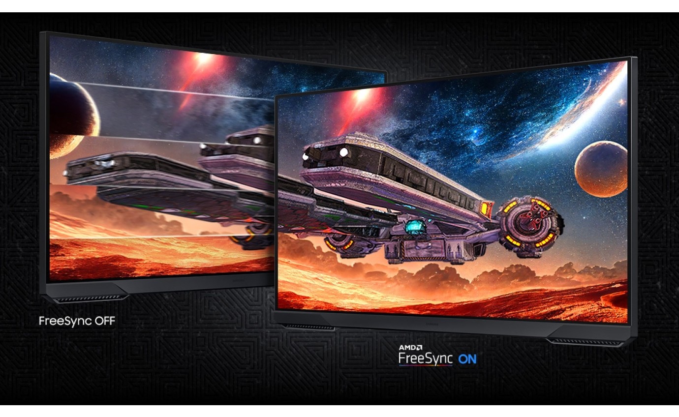 Samsung 27 inch Odyssey G5 QHD 180Hz Gaming Monitor LS27FG510EEXXY