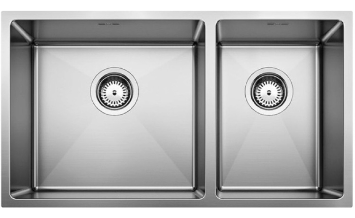 Blanco 80cm QUATRUS R15 Double Undermount Sink QUATR1542IULK5