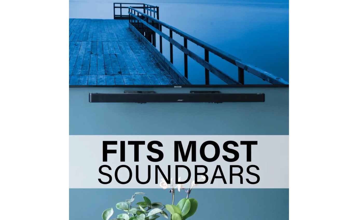 Sanus Universal Extendable Soundbar Wall Mount WSBWM1B2