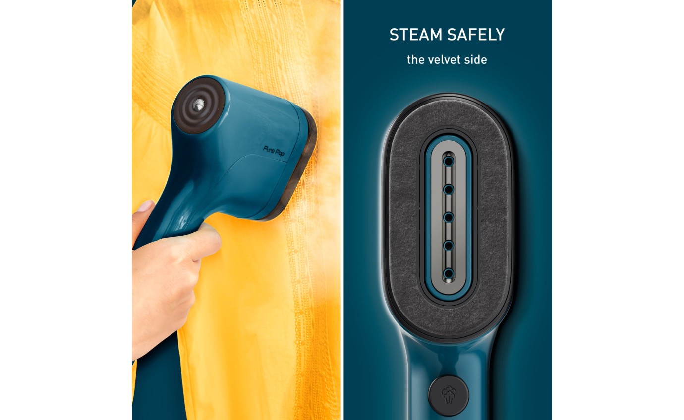 Tefal Pure Pop Handheld Garment Steamer (Marine Blue) DT2020