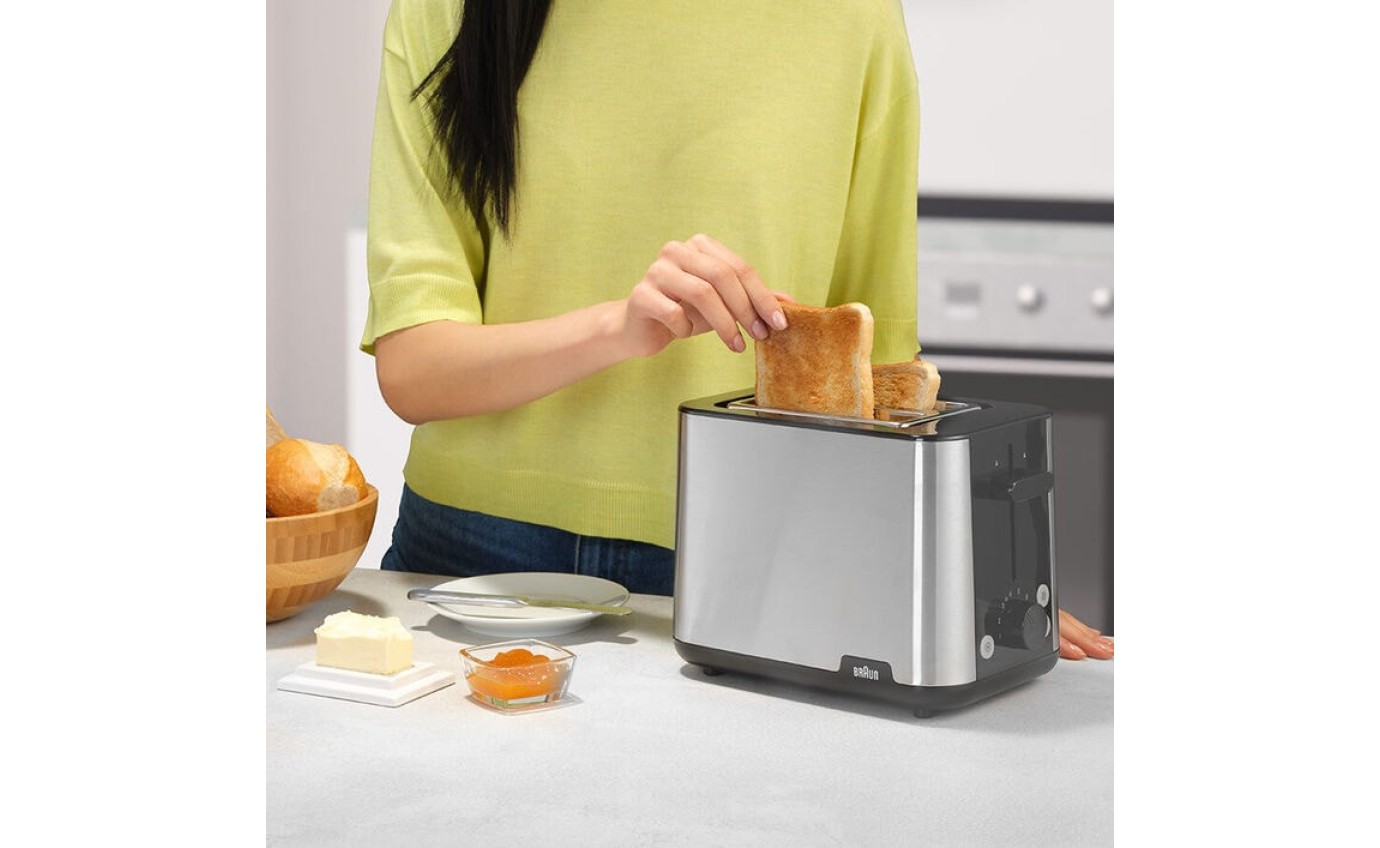 Braun PurShine 2 Slice Toaster (Black) HT1510BK