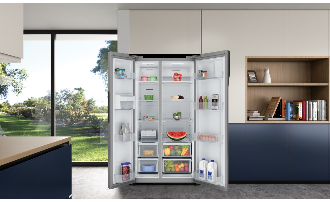 Westinghouse 624L Side By Side Fridge (Silver) WSE6200SB