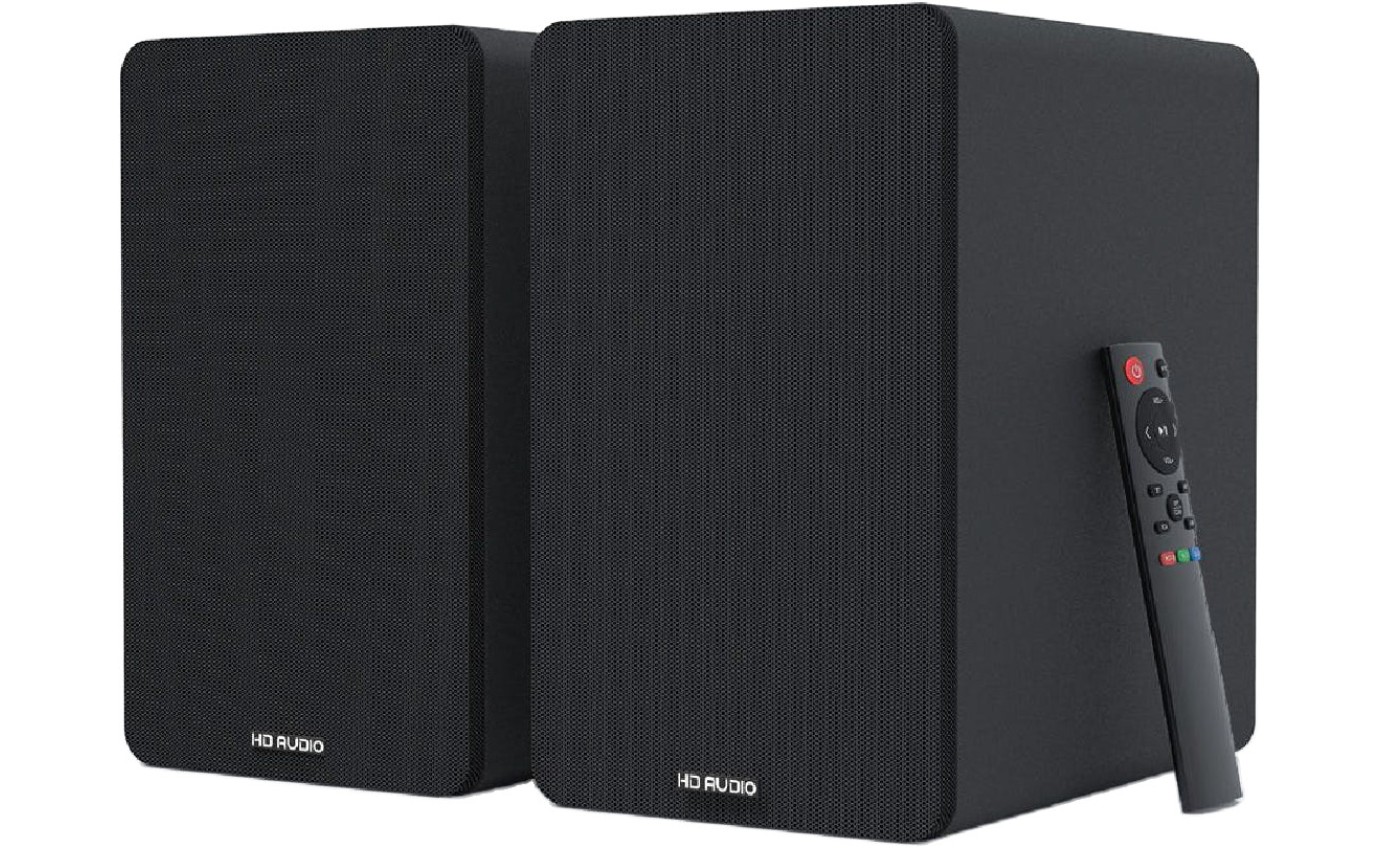Silcron SLR05 100W Wireless Active Bookshelf Speakers (Black) SLR05BK