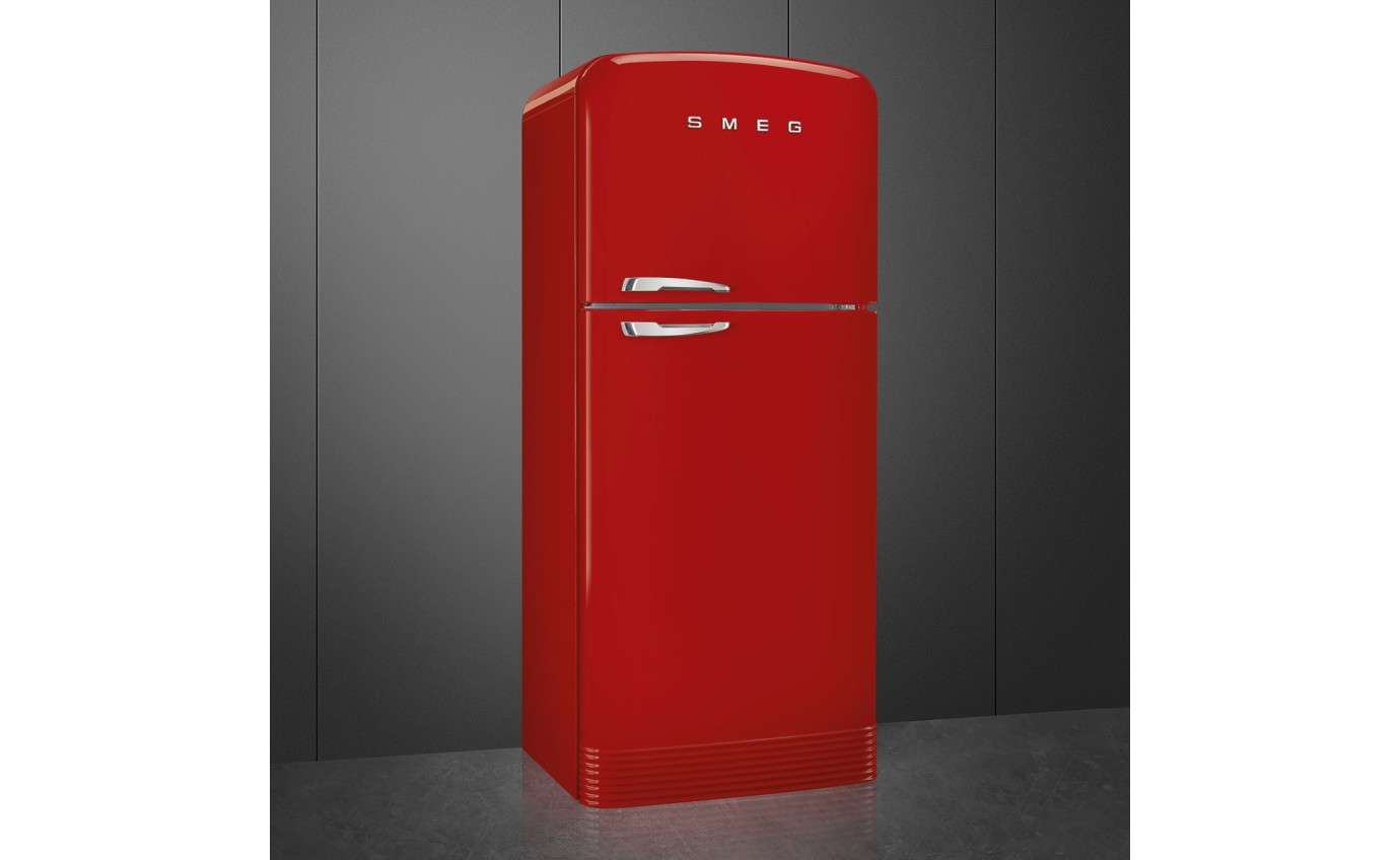 Smeg 524L 50s Style Retro Top Mount Fridge (Red) FAB50RRD5AU