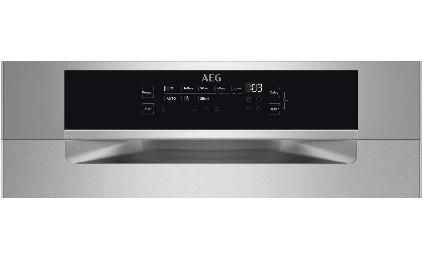 AEG 60cm Built-Under Dishwasher with ComfortLift (Stainless Steel) FFE93800PM