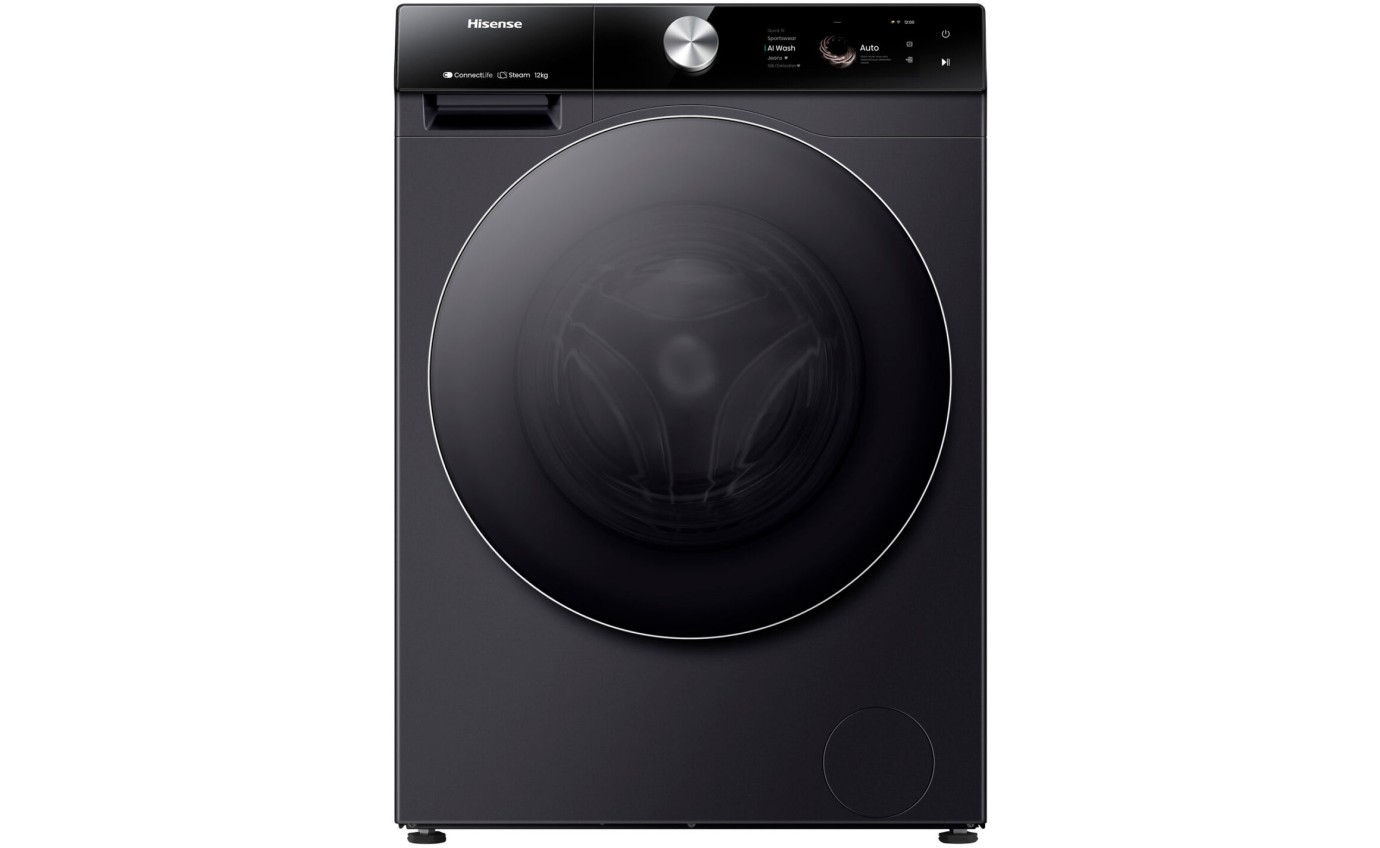 Hisense 12kg Series 9 Front Load Washing Machine (Charcoal Black) HWFS1214PB