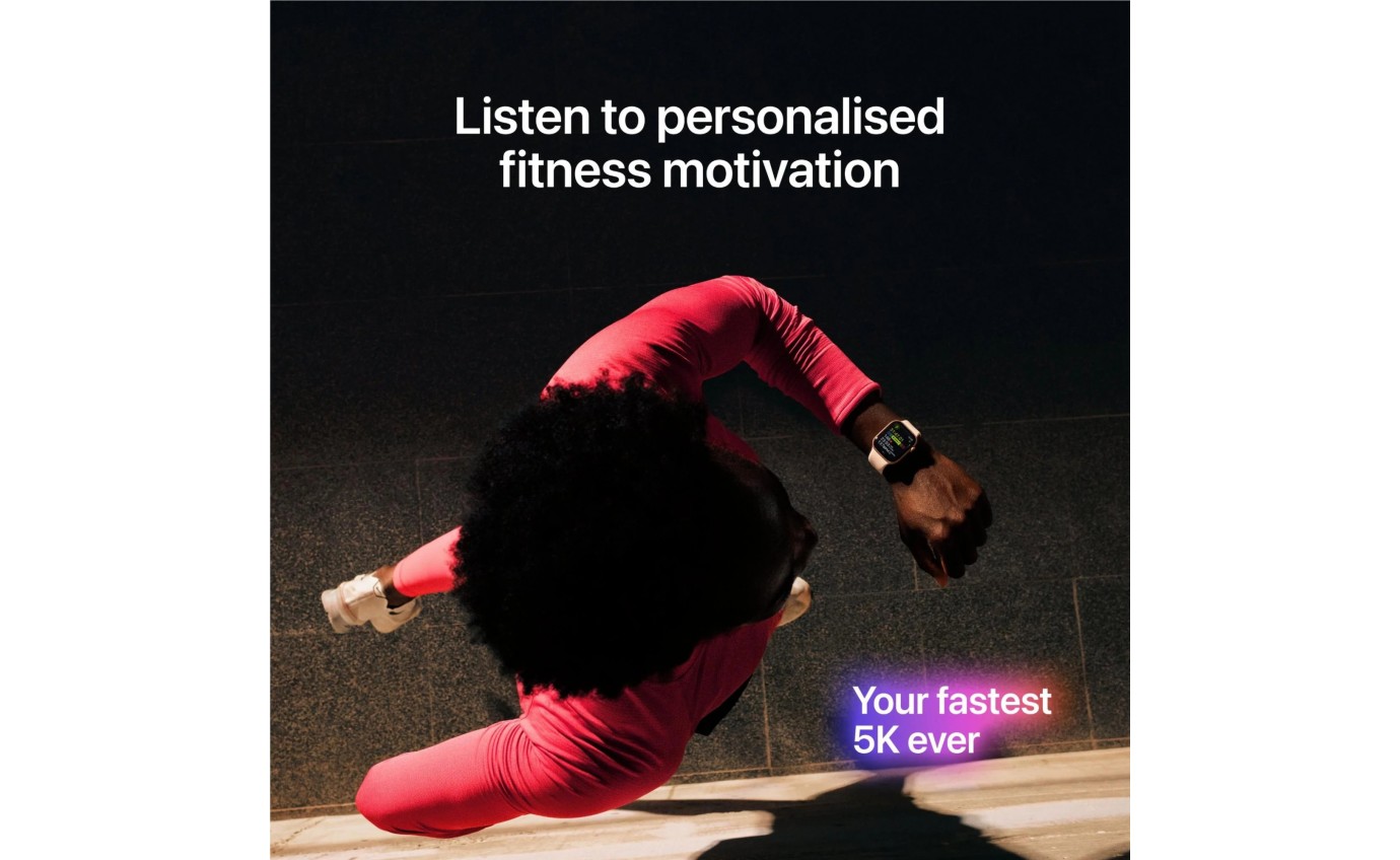 Apple Watch Series 11 GPS + Cellular 42mm Slate Titanium Case with Black Sport Band (M/L) MF8T4XA