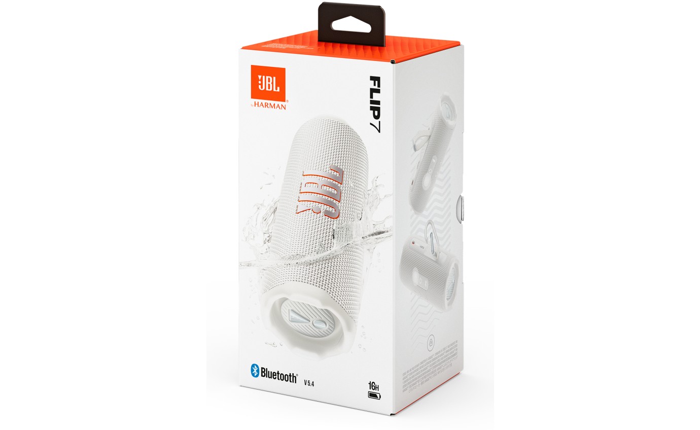 JBL Flip 7 Portable Speaker (White) JBLFLIP7WHT