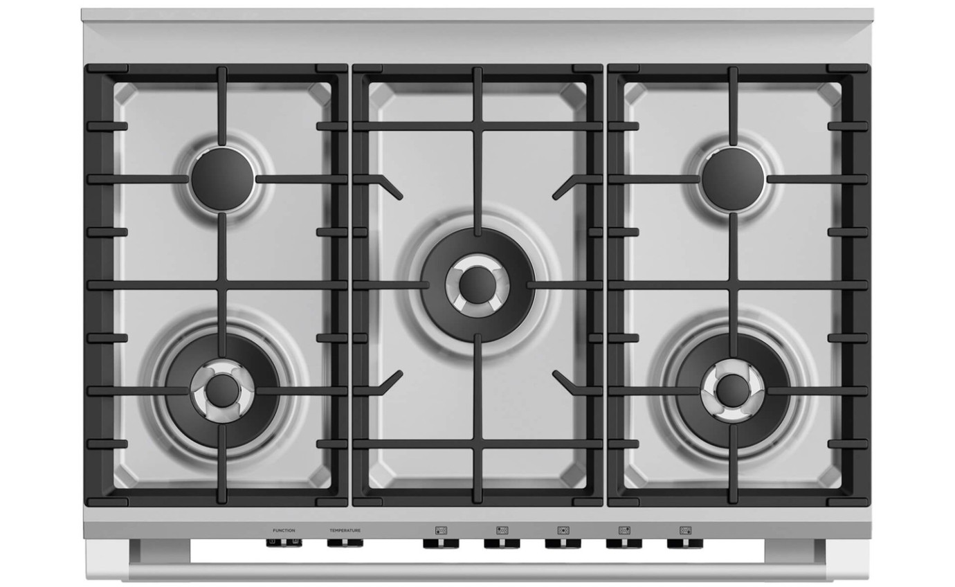 Fisher & Paykel 90cm Series 7 Classic 5 Burner Dual Fuel Cooker OR90SCG2X1
