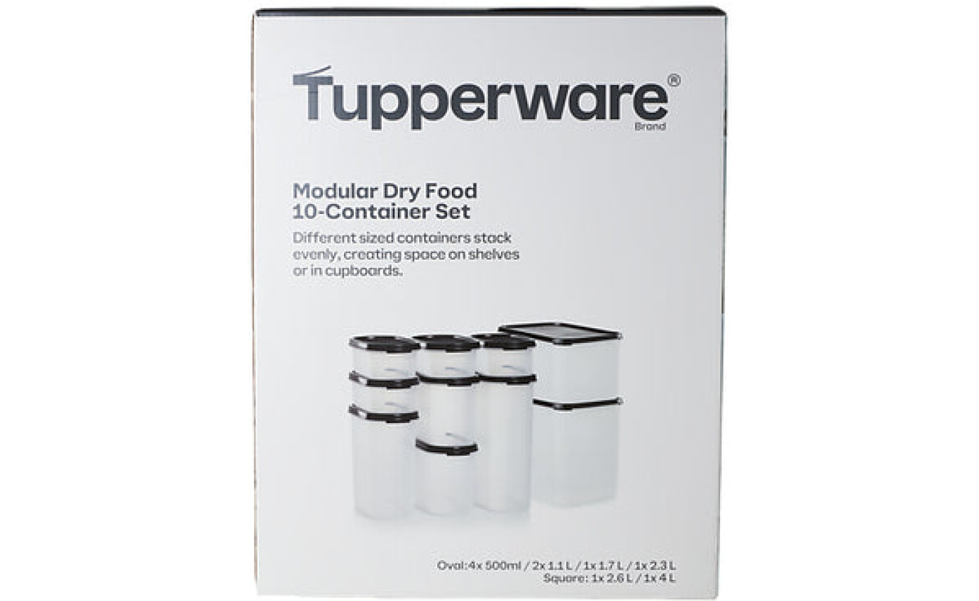 Tupperware Modular Dry Food Container Set of 10 TUPP0012