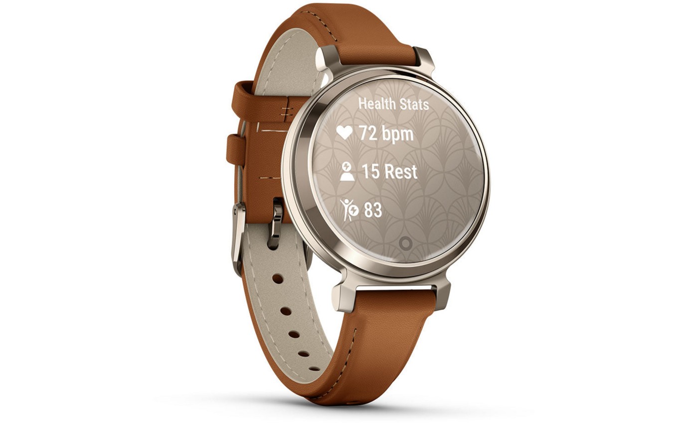 Garmin Lily&reg; 2 Smartwatch (Cream Gold/Tan) 0100283902
