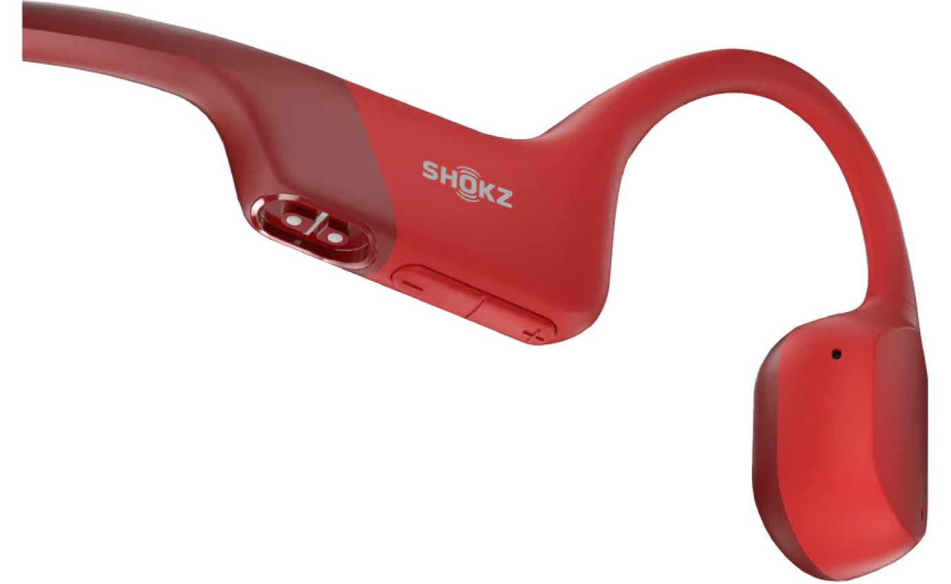 Shokz OpenRun Wireless Open-Ear Headphones (Red) S803RD