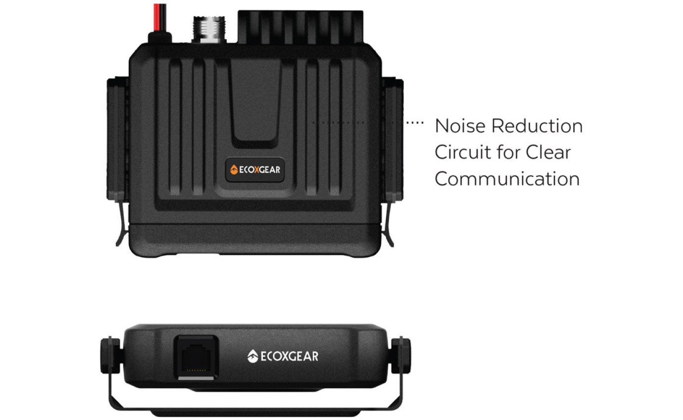ECOXGEAR EXG3000 5W Compact Fixed Mount UHF Radio with Multi-Colour LCD Display EXG3000