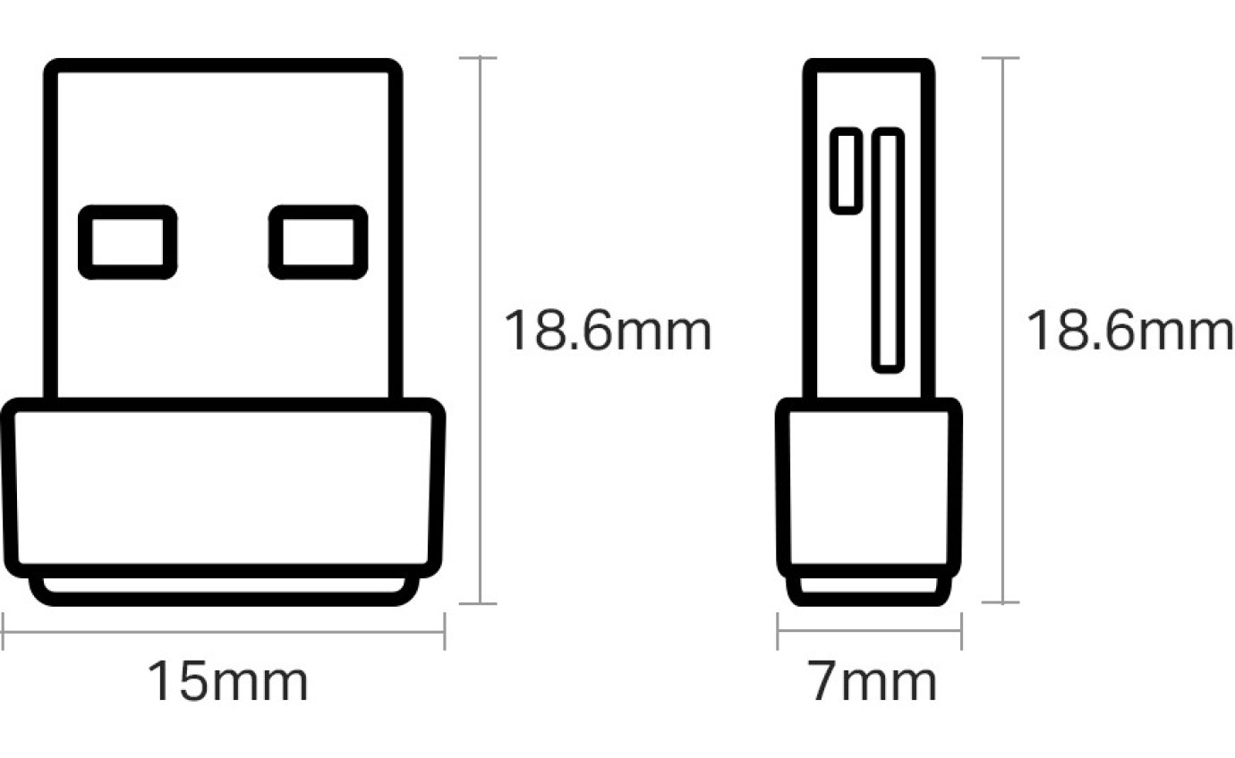 TP-Link AC600 Nano Wi-Fi 5 USB Adapter ARCHERT600UNAN