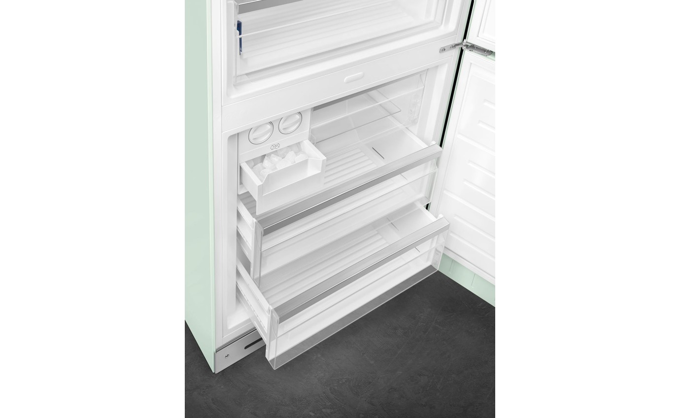 Smeg 481L 50s Style Retro Bottom Mount Fridge (Pastel Green) FAB38RPG5AU
