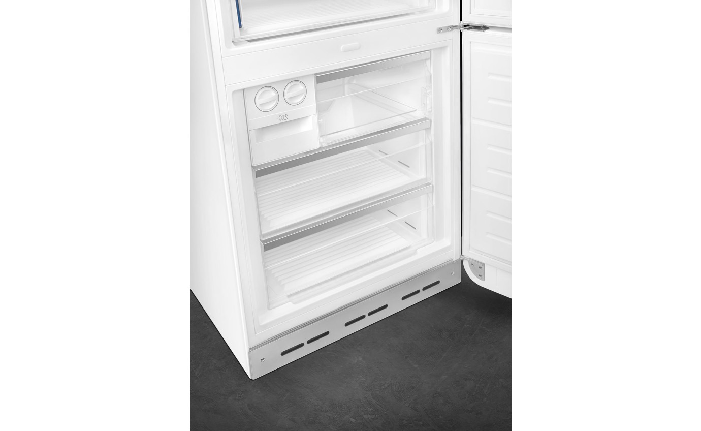 Smeg 481L 50s Style Retro Bottom Mount Fridge (White) FAB38RWH5AU
