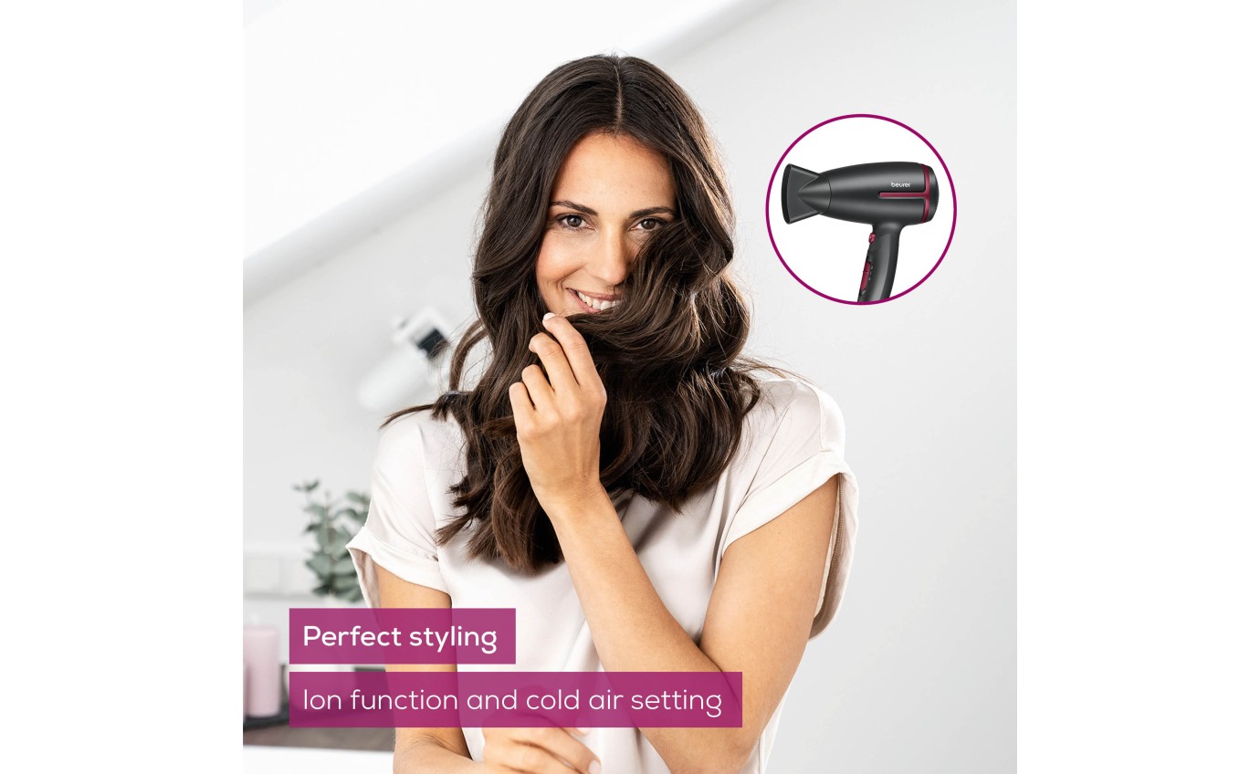 Beurer Limited Edition Travel Hair Dryer HC25RC