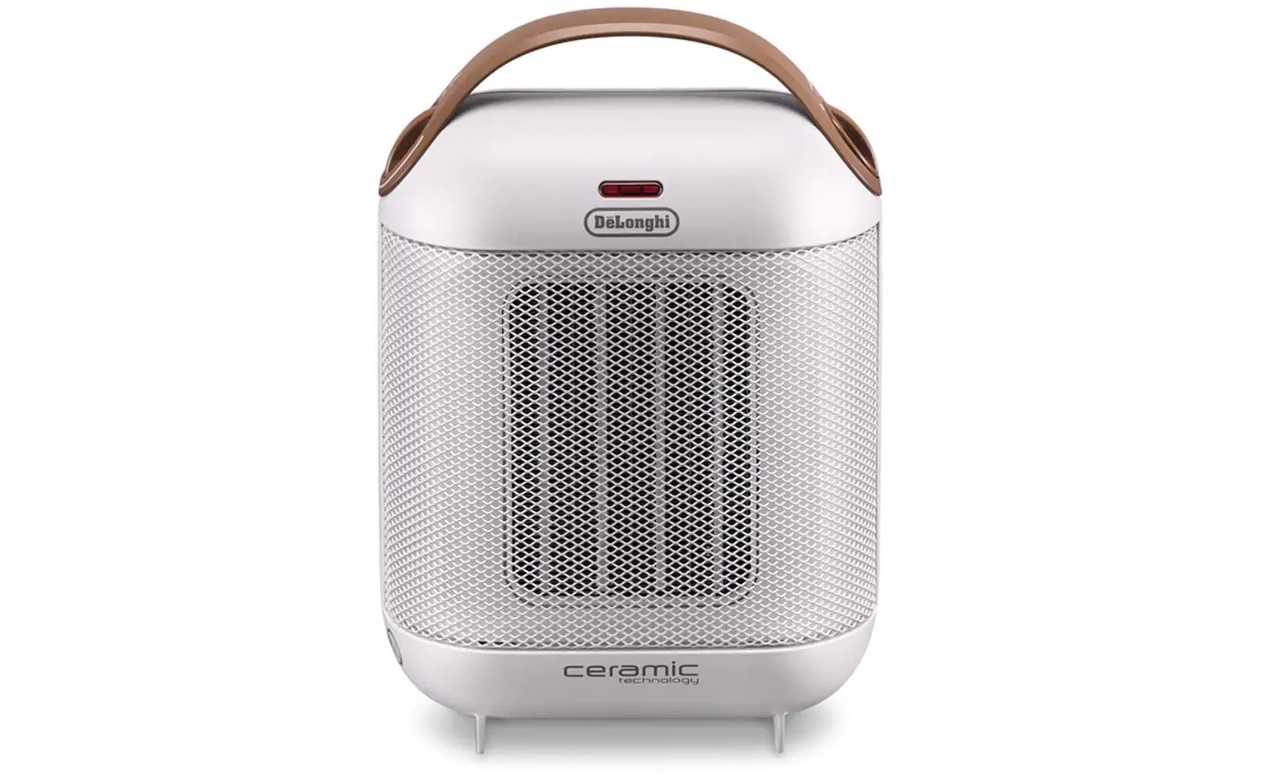 DeLonghi 1800W Ceramic Capsule Fan Heater (Ivory White) HFX30C18IW