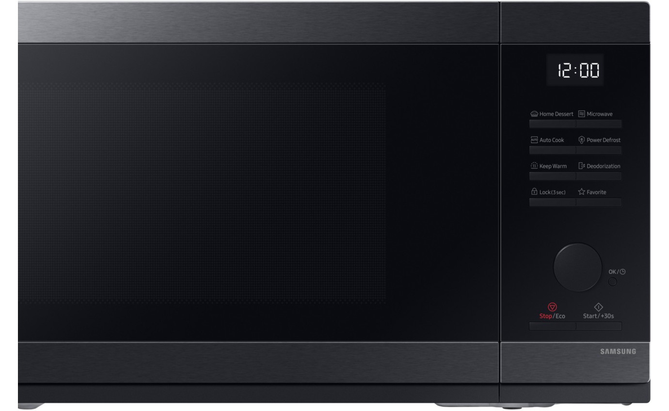 Samsung 32L 1000W Microwave with Dial & Button Control (Black Stainless Steel) MS32DG4504AG