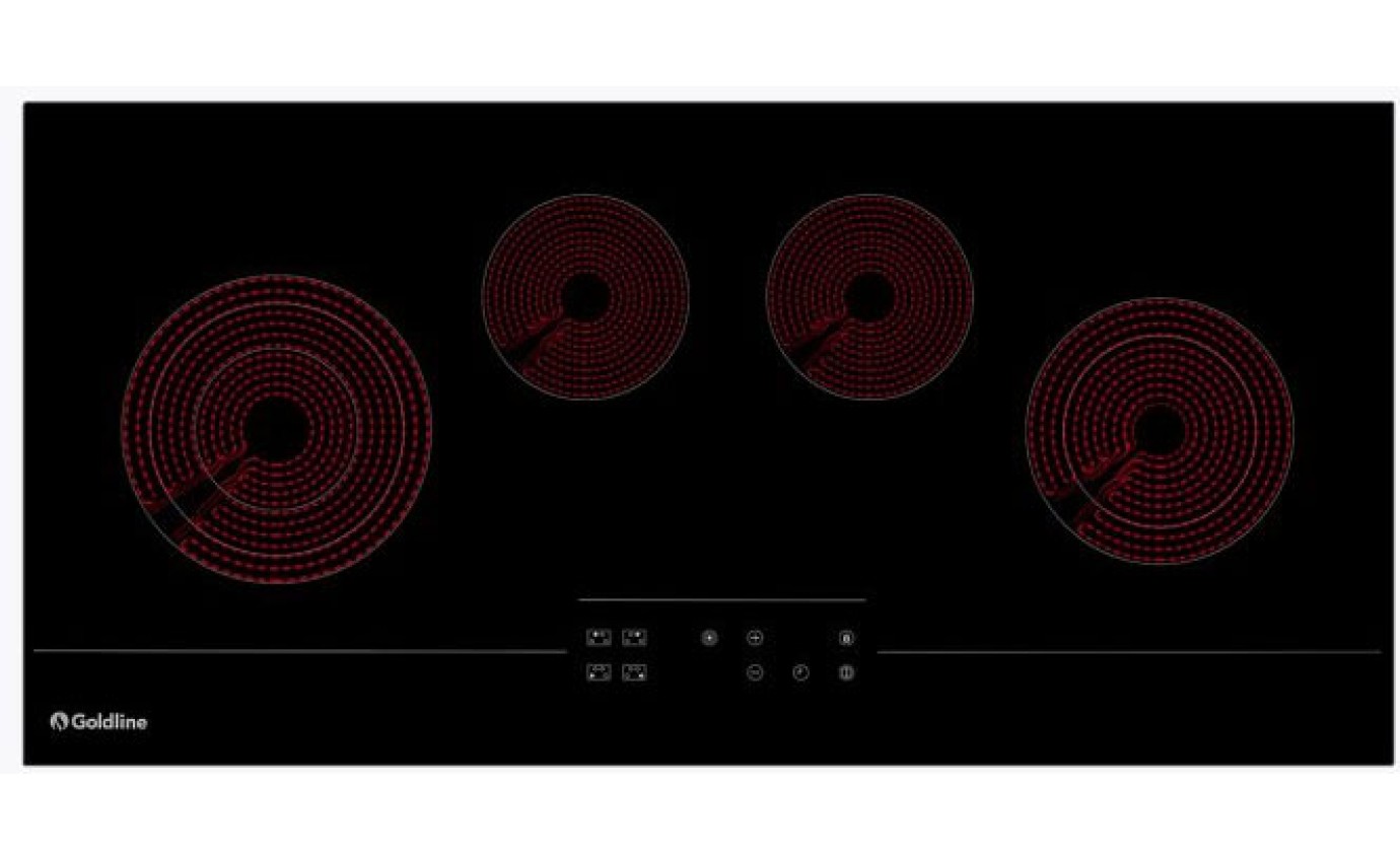 Goldline 90cm 4 Zone Ceramic Electric Cooktop RZ94T1