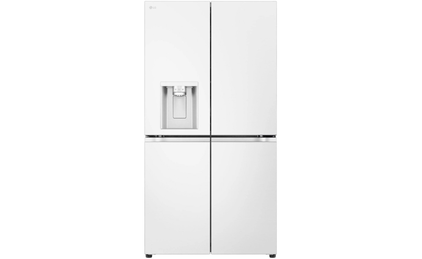 LG 637L Quad Door Fridge (Matte White) GFL700MWH
