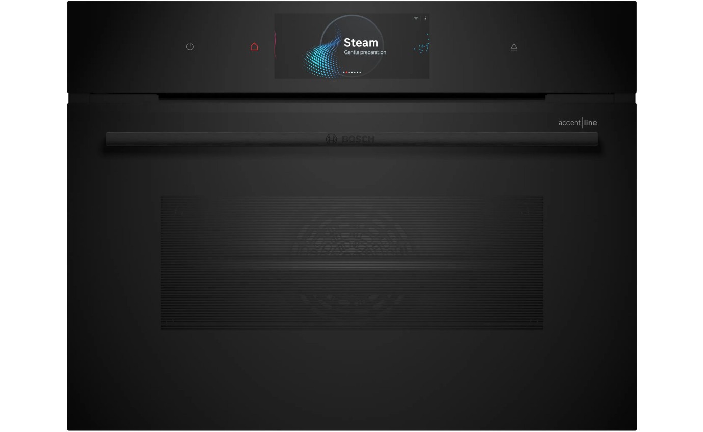 Bosch 60cm Built-In Compact Oven with Steam Function CSG958DB1