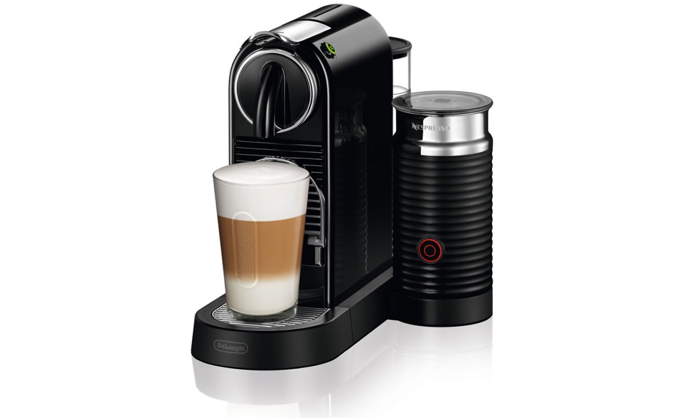 DeLonghi Citiz & Milk Nespresso Capsule Coffee Machine (Blac EN267BAE