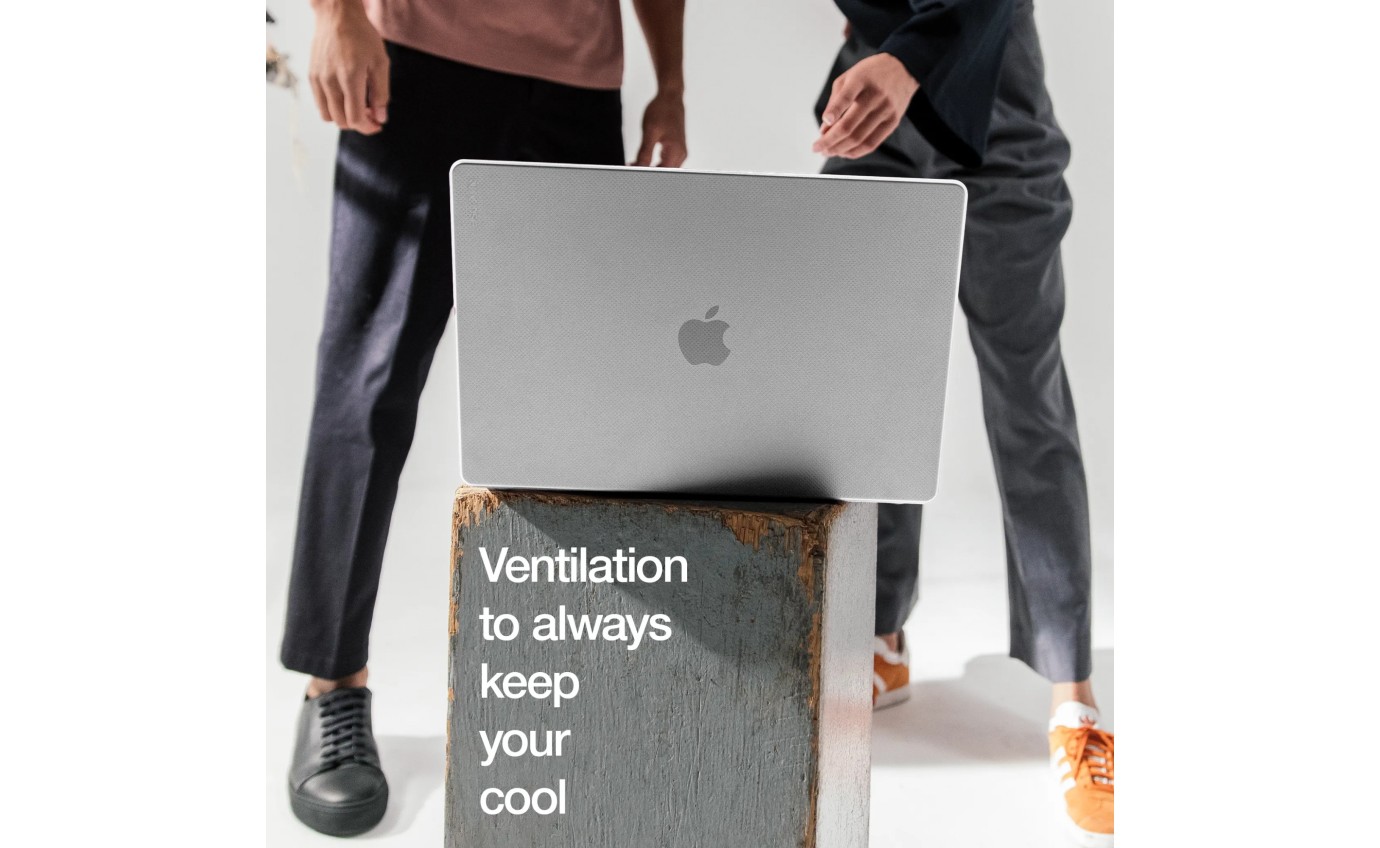 Incase Dots Hardshell with Makrolon&reg; for MacBook Pro 16 inch M1-M4 (Clear) INMB200722CLR