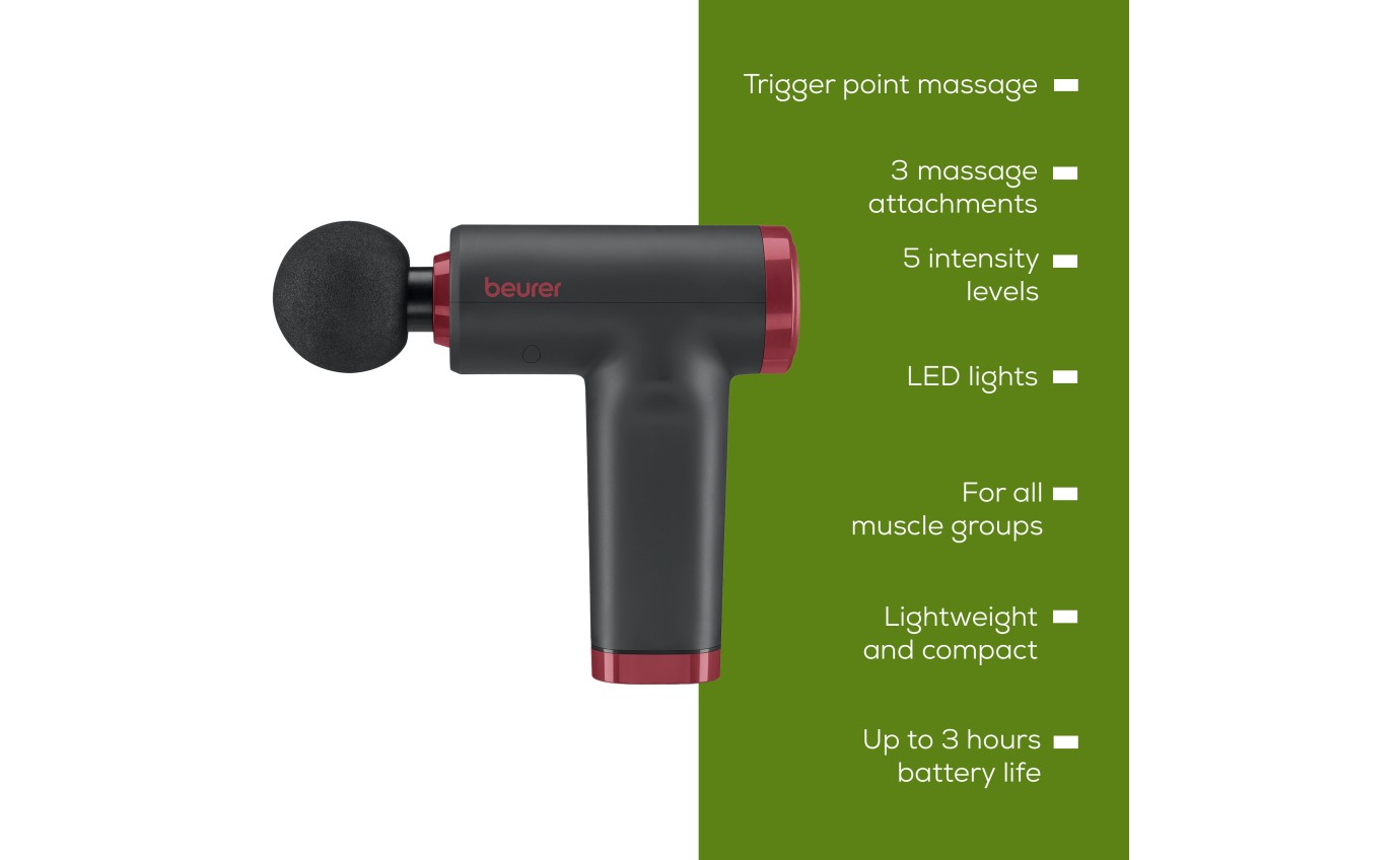 Beurer Limited Edition CompactPower Deep Tissue Massage Gun MG89RC