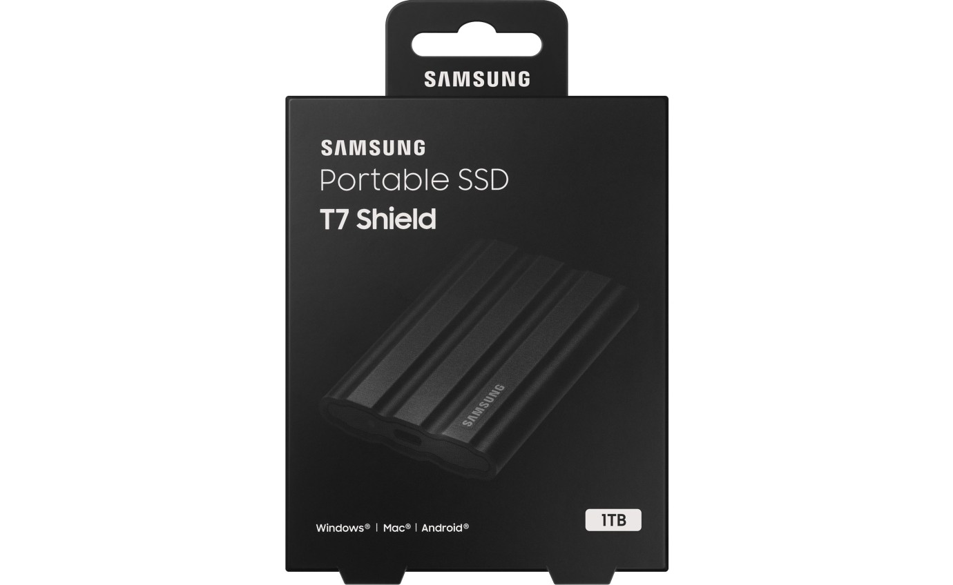 Samsung Portable SSD T7 Shield 1TB (Black) MUPE1T0SWW