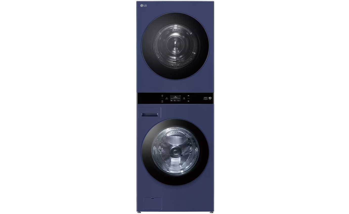 LG 19/10kg WashTower Stacked Washer Dryer (Navy Blue) WWT1910BLX