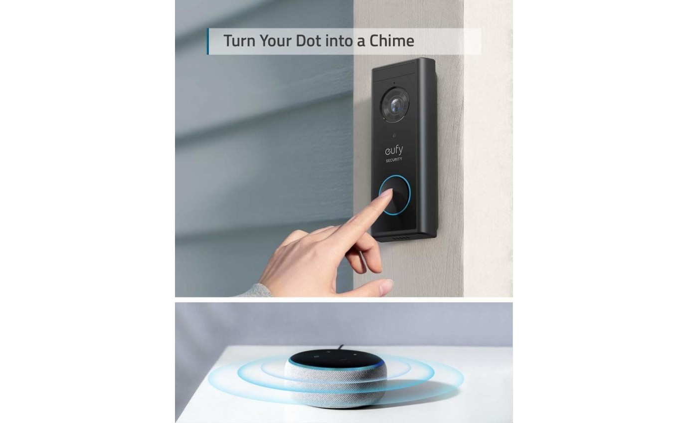 eufy Security Video Doorbell 2K Add-On T8210CW1