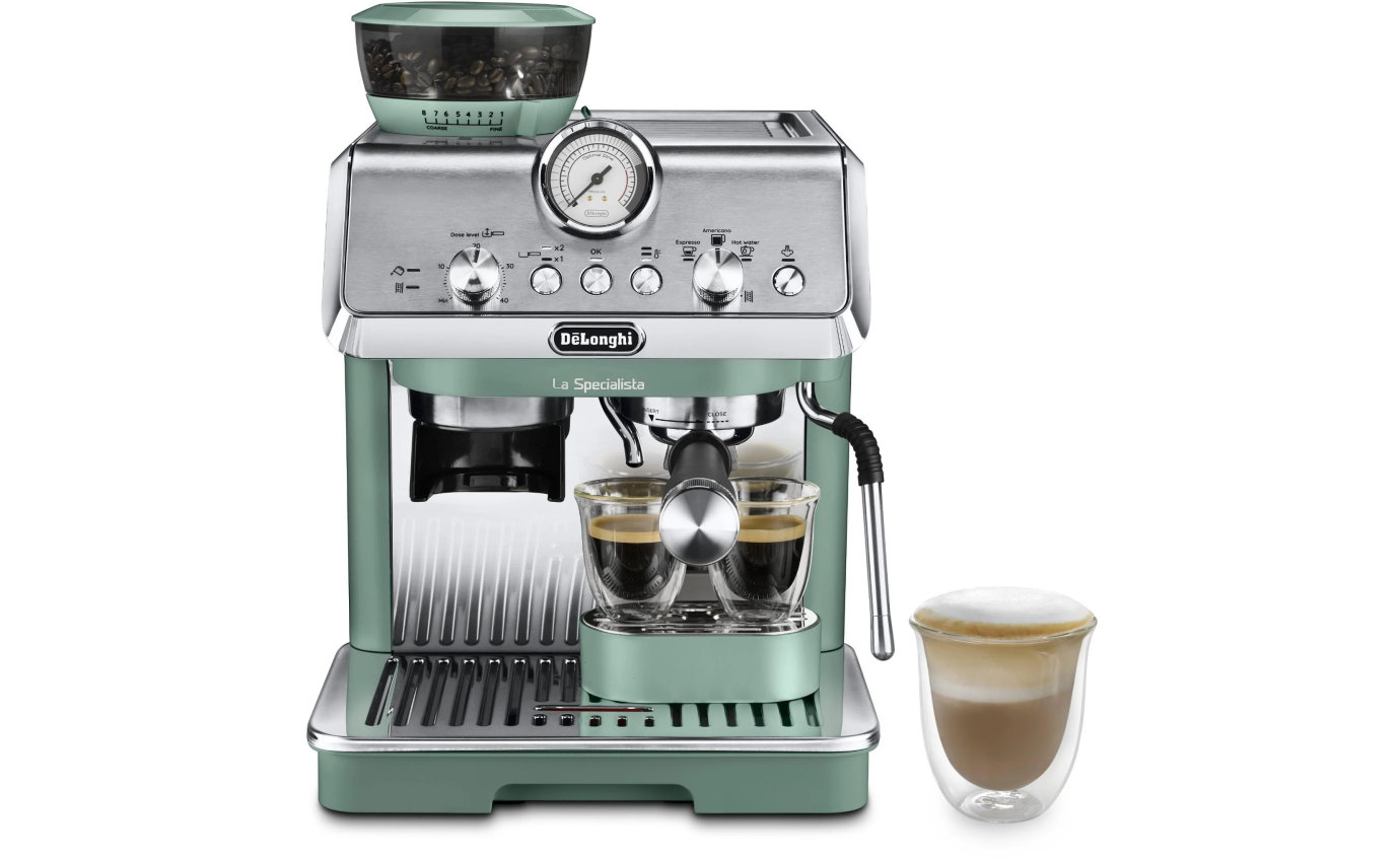 DeLonghi La Specialista Arte Manual Coffee Machine (Toronto Green) EC9155GR2