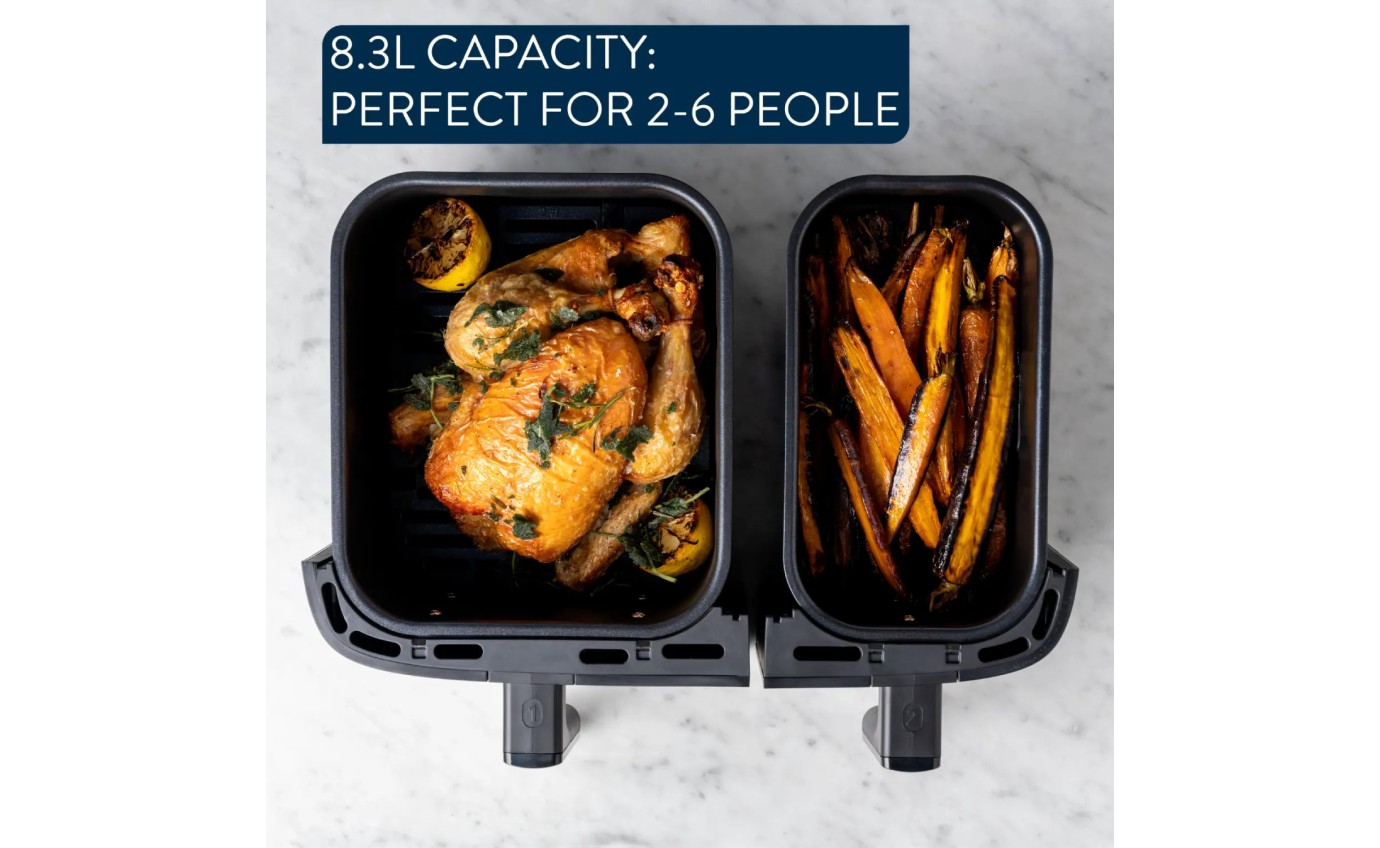 Tefal Jamie Oliver Dual Easy Fry Air Fryer 8.3L EY905J