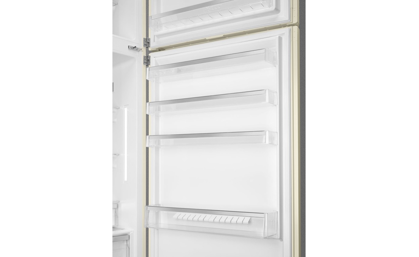 Smeg 524L 50s Style Retro Top Mount Fridge (Cream) FAB50RCR5AU