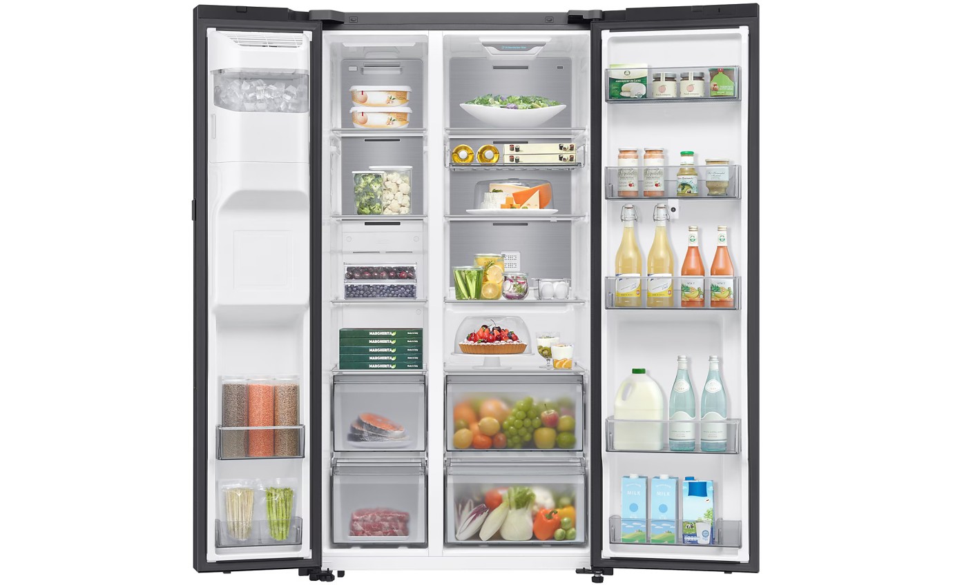 Samsung 615L Family Hub™ Side By Side Fridge SRS6800BFH