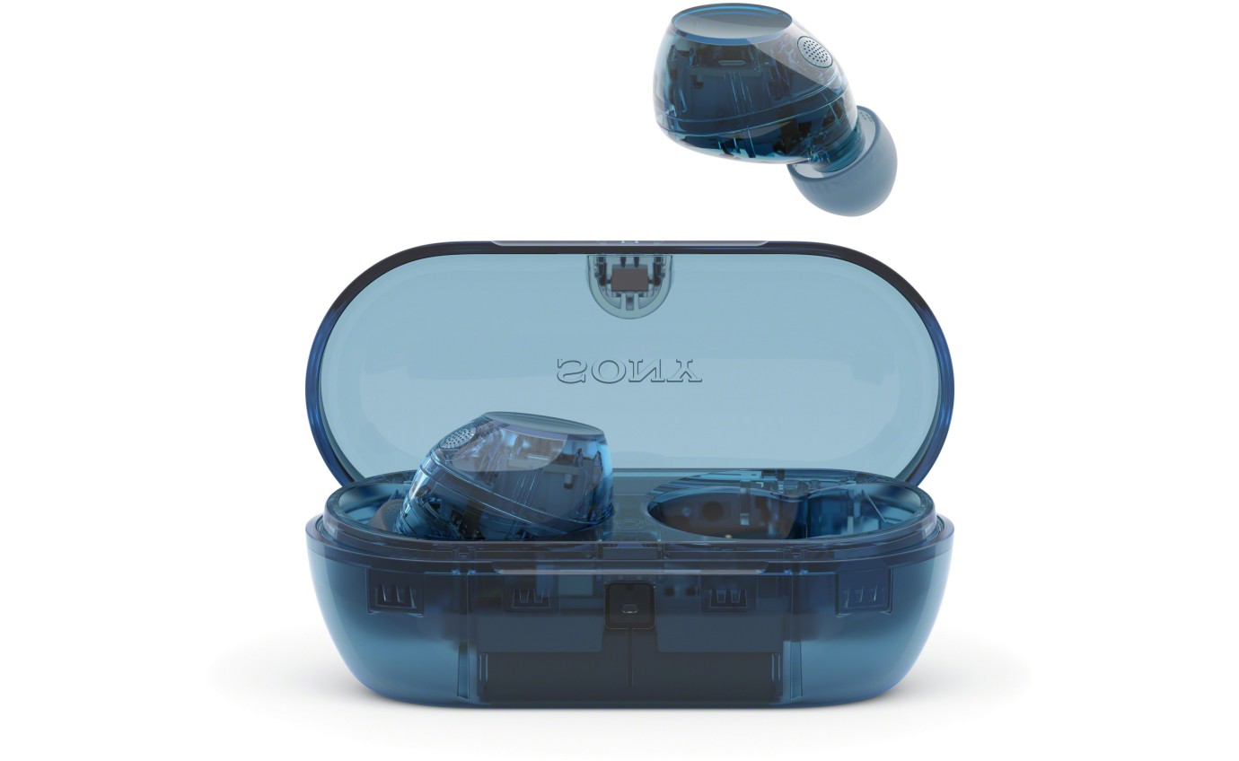 Sony True Wireless Noise Cancelling Earbuds (Glass Blue) WFC710NL