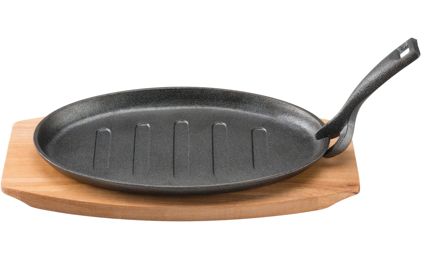Pyrolux Pyrocast Cast Iron Oval Sizzle Plate 11861