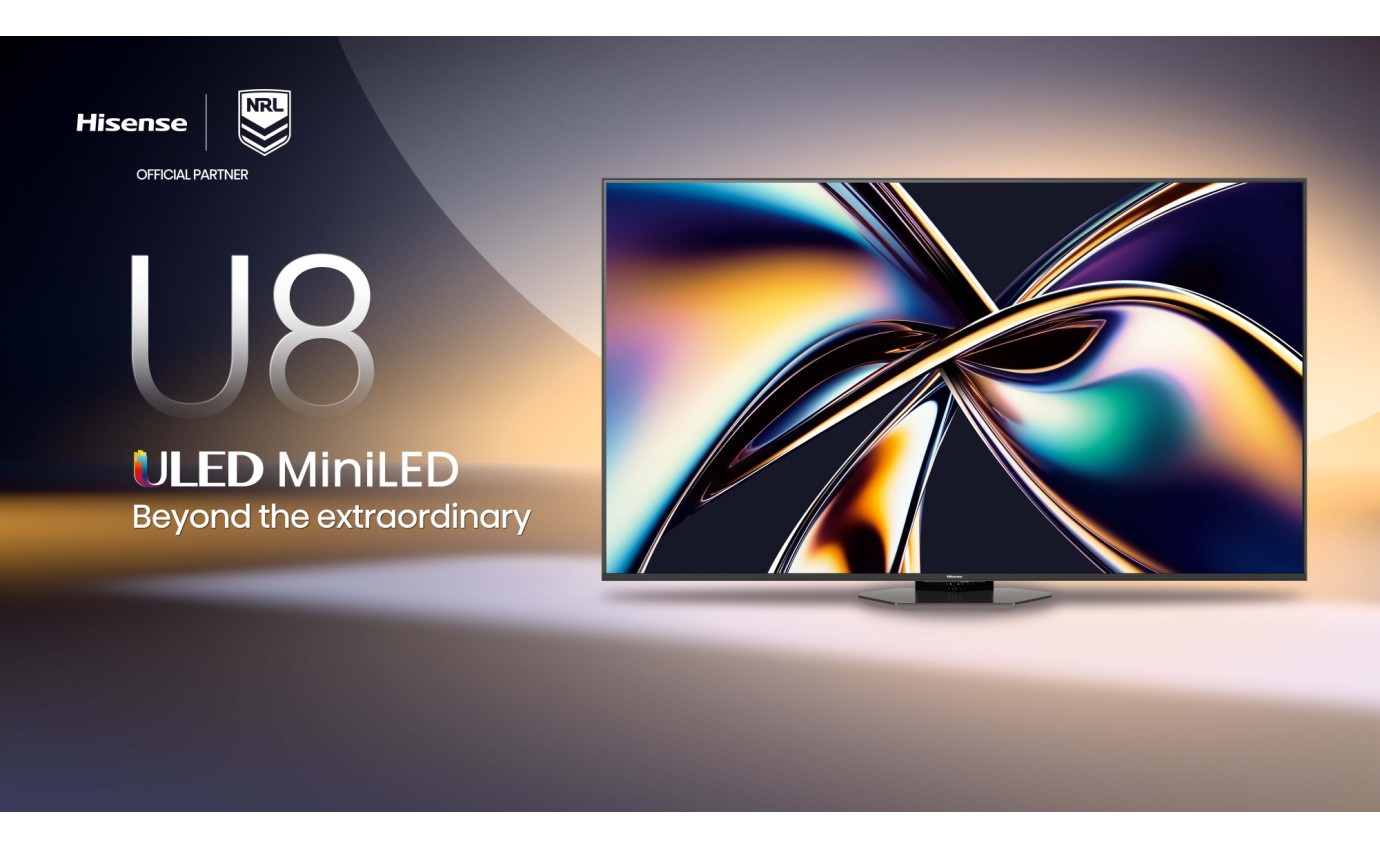 Hisense 65 inch U8QAU ULED Mini LED 4K 165Hz Smart TV 65U8QAU