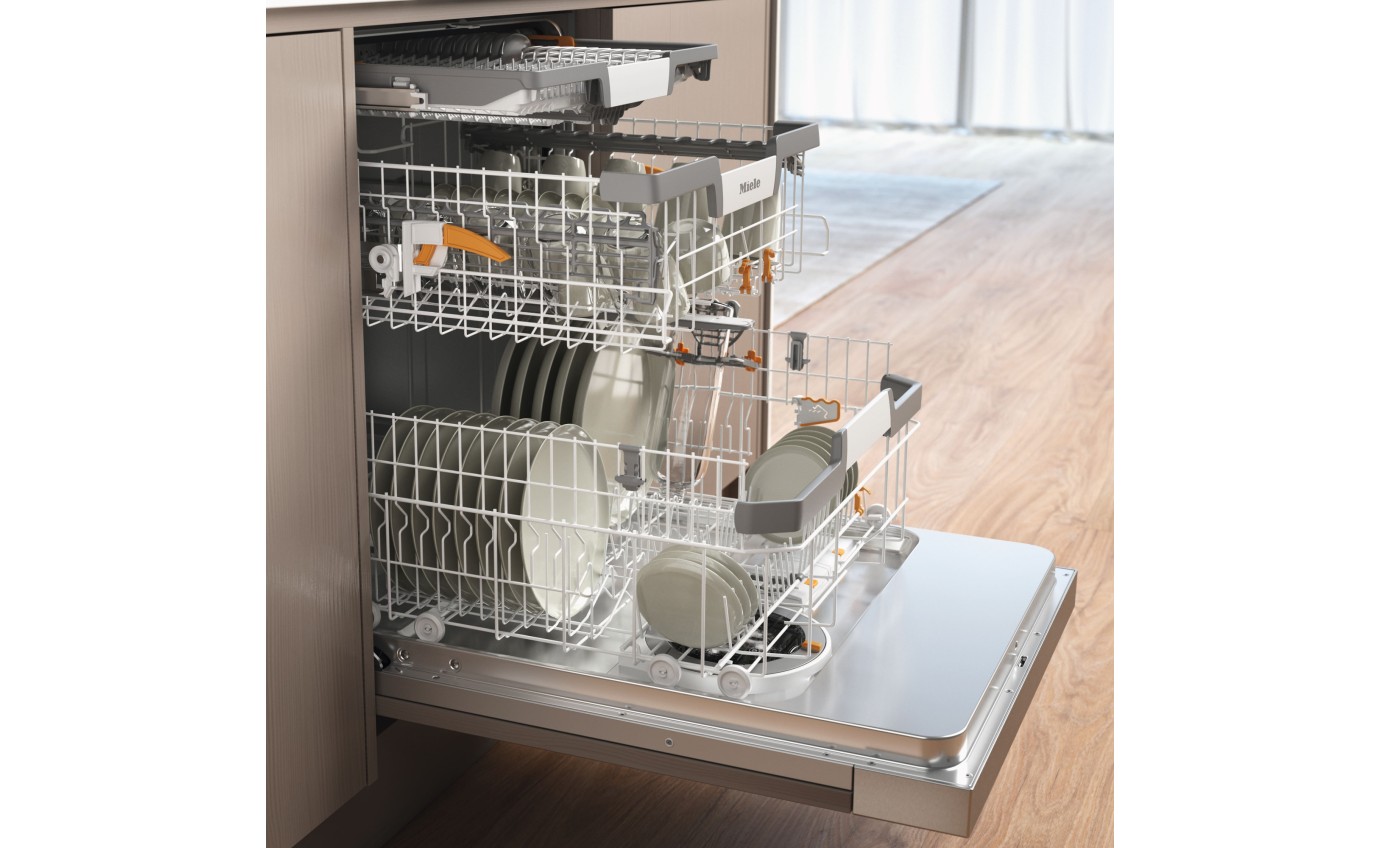 Miele 60cm Integrated Dishwasher XXL with AutoDos (CleanSteel) G7609SCIXXLCLST