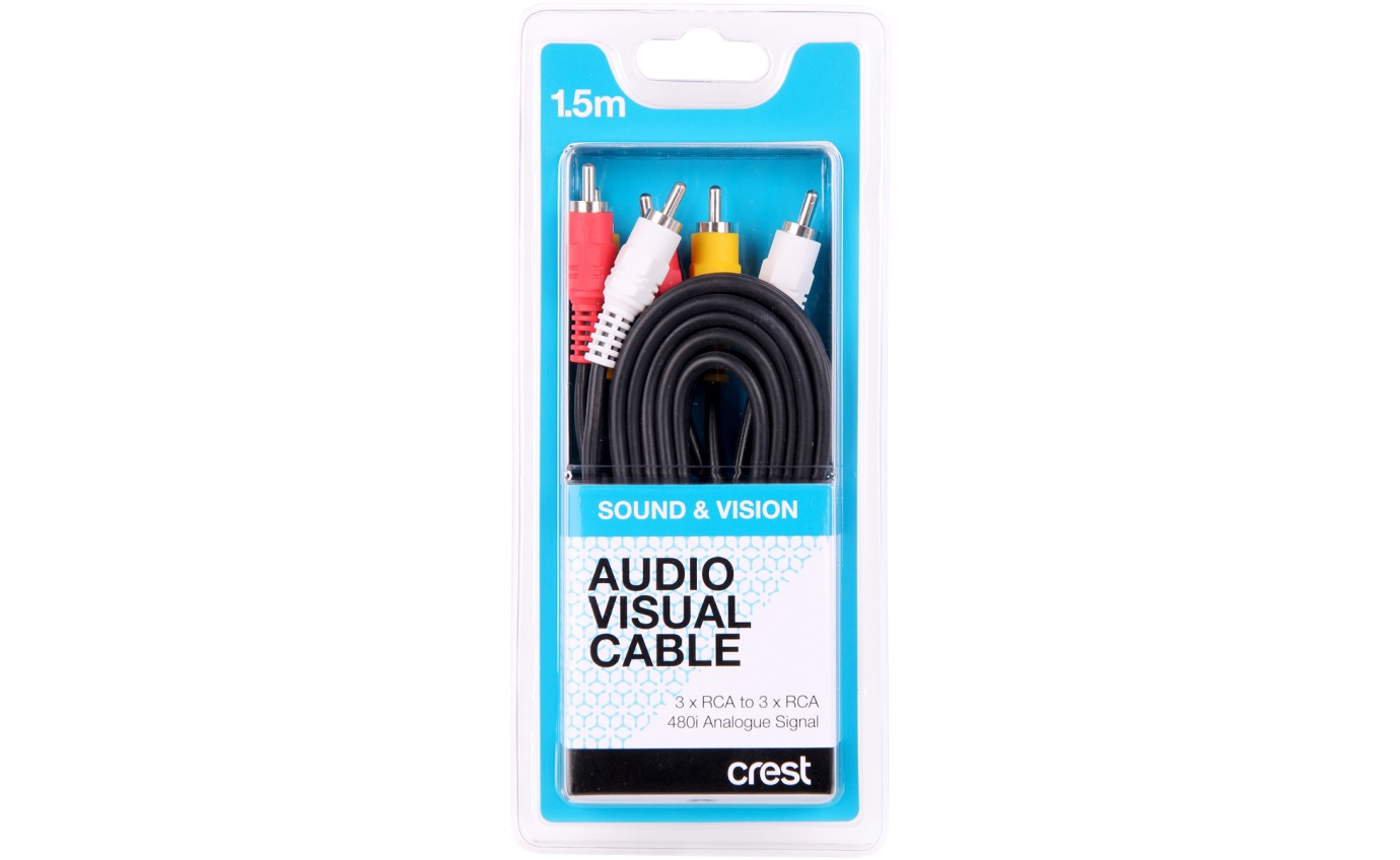 Crest Audio Visual Cable CBRCA15M