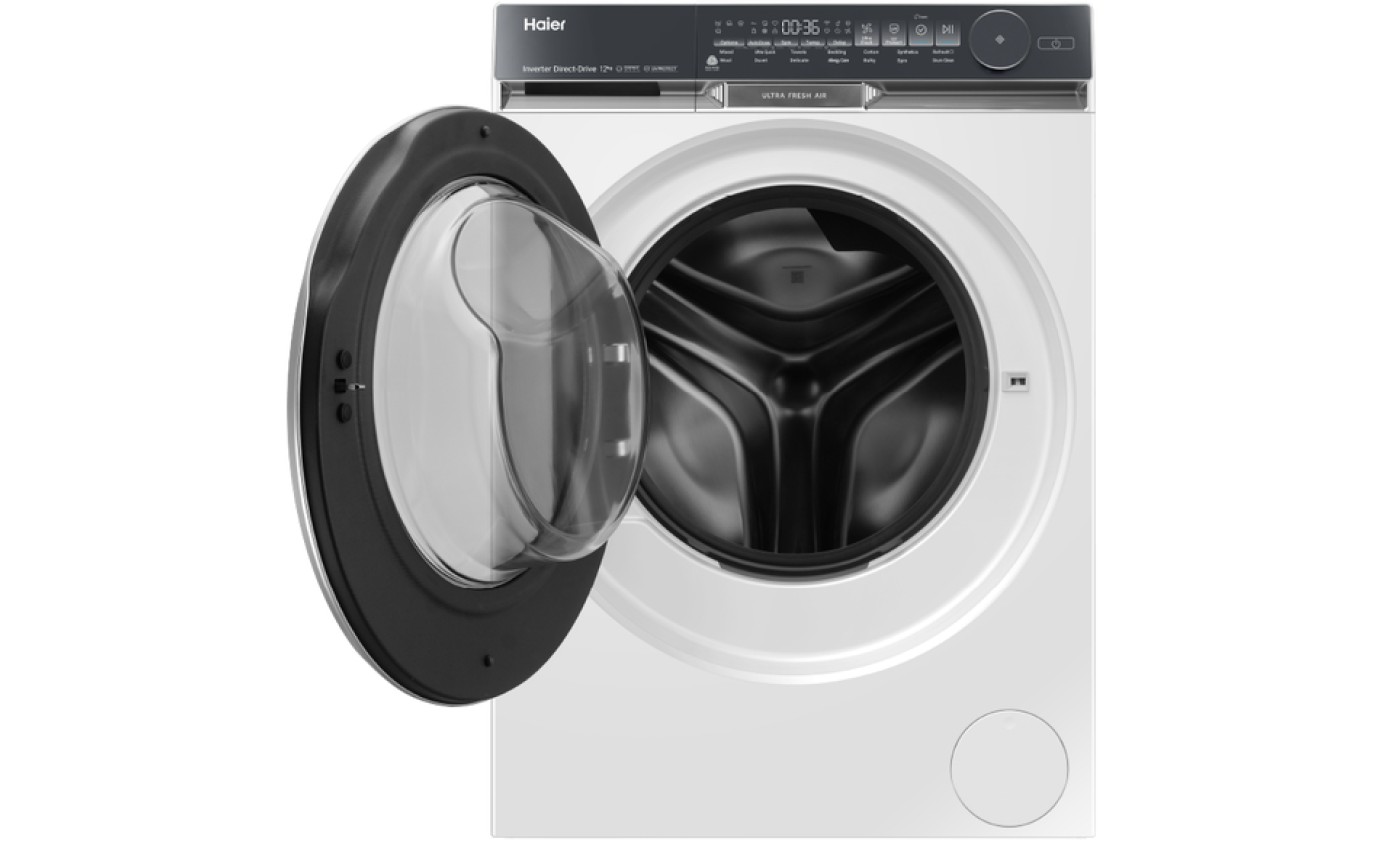 Haier 12kg 500 Series Front Loader Washing Machine (White) HWF12DW1