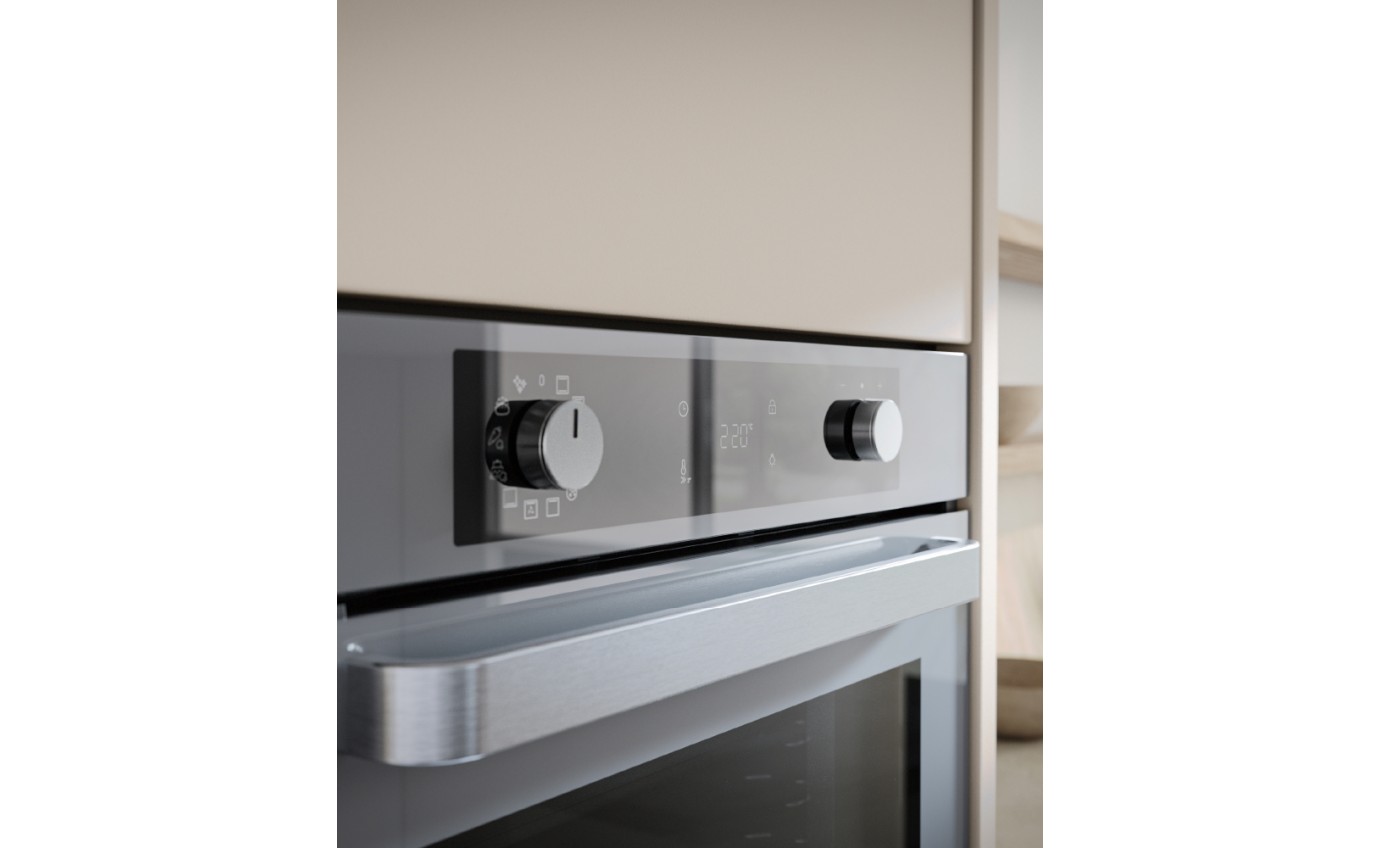 Haier 60cm 500 Series Built in Oven 7 Function, Air Fry, Steam Assist HWO60S7EG5