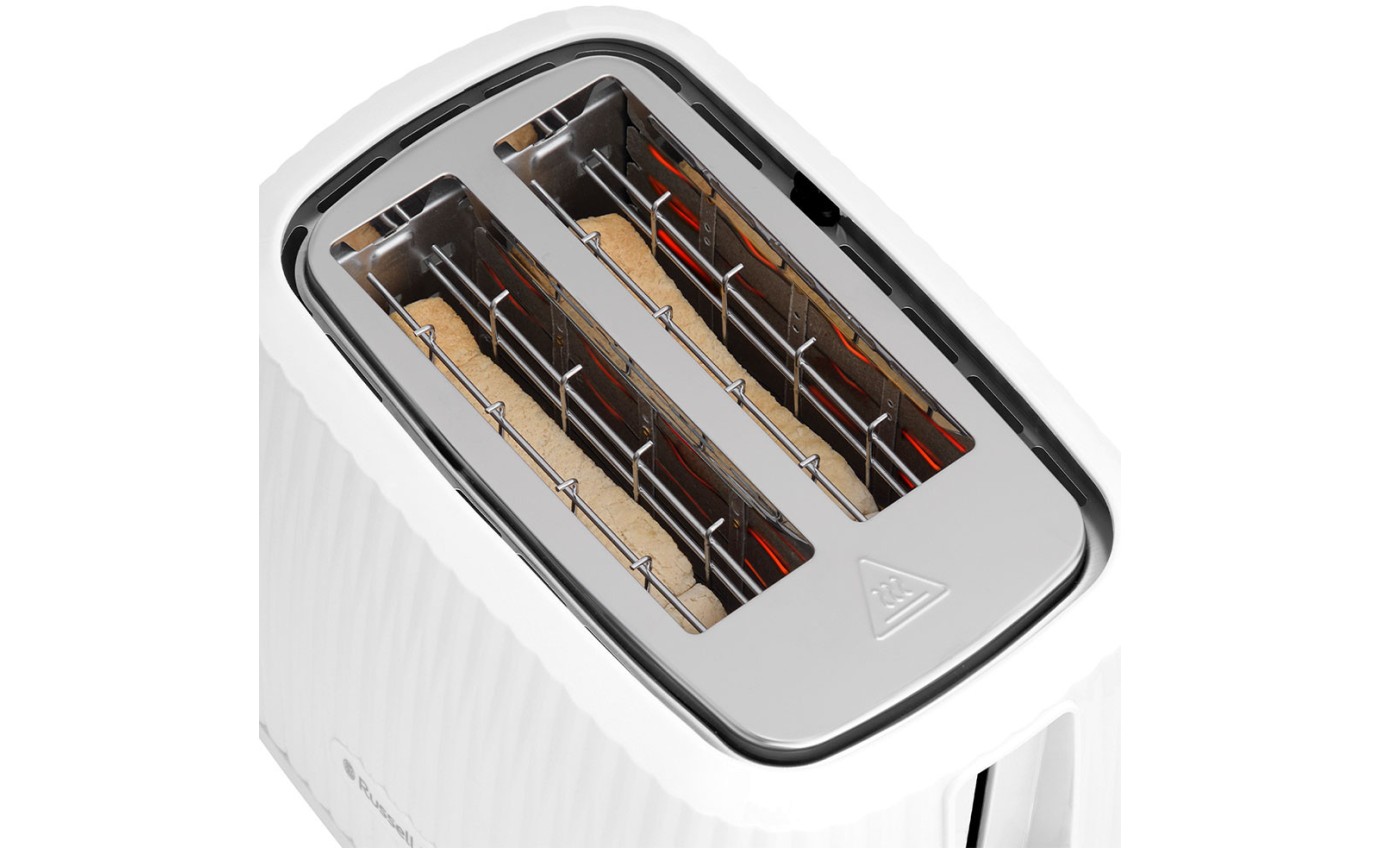 Russell Hobbs Eden 2 Slice Toaster (White) RHT2737WHT