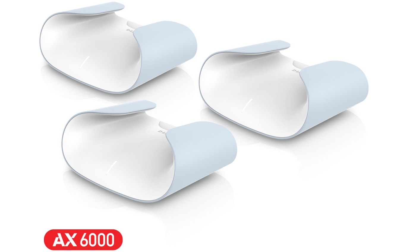 D-Link Aquila Pro AI AX6000 Wi-Fi 6 Smart Mesh Router (3 Pack) M603PK