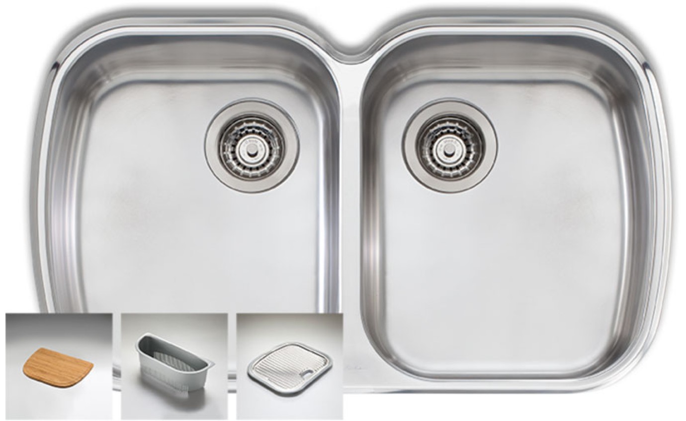 Oliveri Monet Double Bowl Sink MO70U