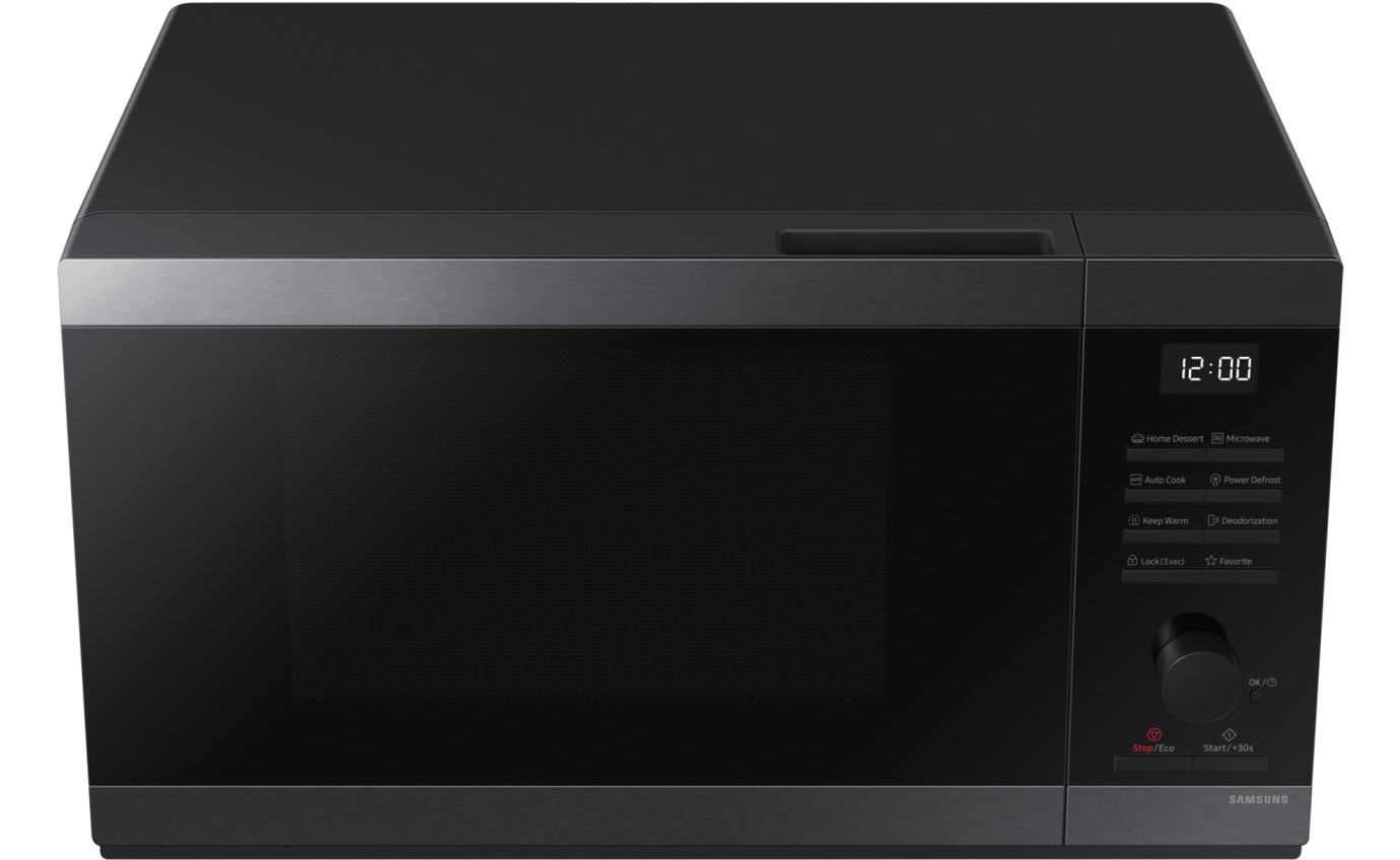 Samsung 32L 1000W Microwave with Dial & Button Control (Black Stainless Steel) MS32DG4504AG