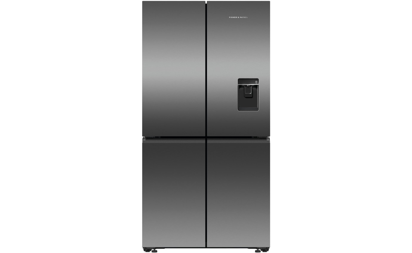 Fisher & Paykel 538L Series 7 Quad Door Refrigerator Freezer, Ice & Water RF605QNUVB1