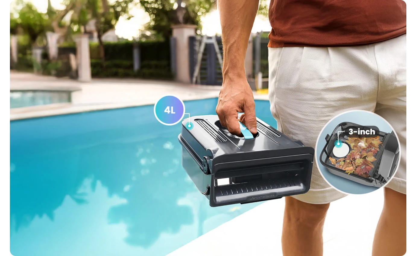 Aiper Surfer S2 Solar-Powered Robotic Pool Skimmer 255291