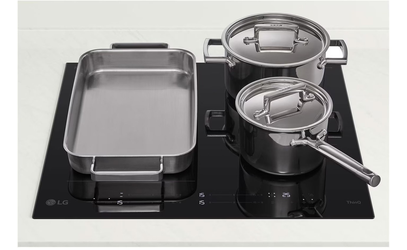 LG 60cm 4 Zone Induction Cooktop BCI607T4BG